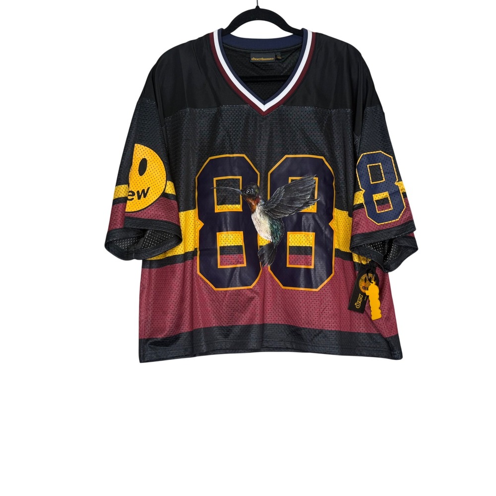 Drew House Hummingbird 88 Practice Jersey Magnolia Black Yellow Adult M/L BNWT